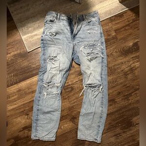 american eagle mom straight jean